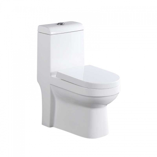 Water Closet Toilet Bowl Ceramic One Piece Wc Short Tank Toilet Bowl