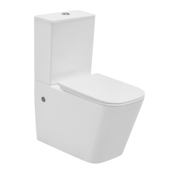 Baño de una pieza de moda Sanitarios de cerámica WC Washdown WC