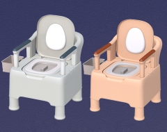 Hot Sales New Foldable Assisted Living Commode Chair Toilet Commode Chair Toilet One Chair Can Be Used For Toileting