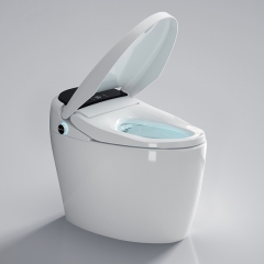 Bodenstehende intelligente Toilette mit automatischer Sitzspülung und automatischer Heizung