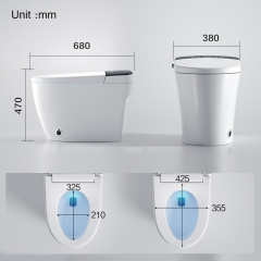 bathroom automatic ceramic intelligent toilet TA00X81