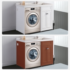 Laundry Sink Cabinet With Washing Machine Washing Machine Waterproof Laundry Cabinet With Sink