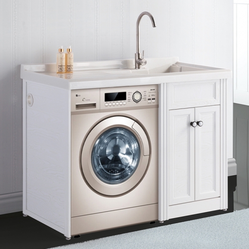 Laundry Sink Cabinet With Washing Machine Washing Machine Waterproof Laundry Cabinet With Sink