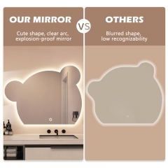 Bear Shaped Bathroom Mirror
