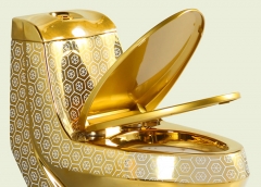 Gold Toilet Bowl