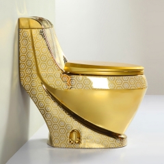Gold Toilet Bowl