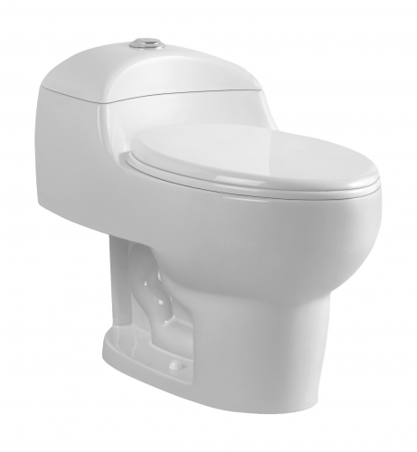 One Piece Toilet Elongated Bowl