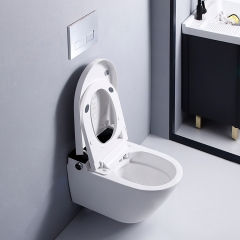 Wandmontierte Toilette mit Bidet