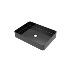 Lavabo rectangular dorado y negro para lavabo de baño OEM ODM