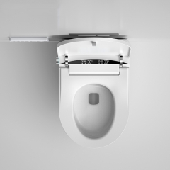 Luxuriöse Smart-Toilette, verlängerte Bidet-Toilette mit automatischem Toilettensitz, intelligente Bidet-Toilette mit automatischer Spülung für Badezimmer