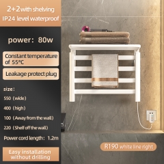 Factory Direct Sale Bathroom Accessories Heated Towel Drying Dryer Towel Rack Electric Towel Warmer
