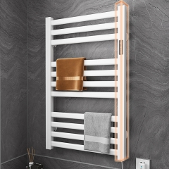 Accessoires de salle de bain radiateur électrique mural noir sèche-serviettes chauffe-serviettes chauffe-serviettes porte-serviettes