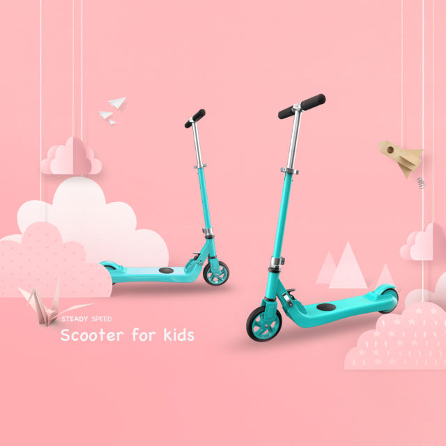 EU/US freeshipping warehouse Foldable ELECTRIC SCOOTER 5inch Solid tire 22.2V SCOOTER FOR KIDS