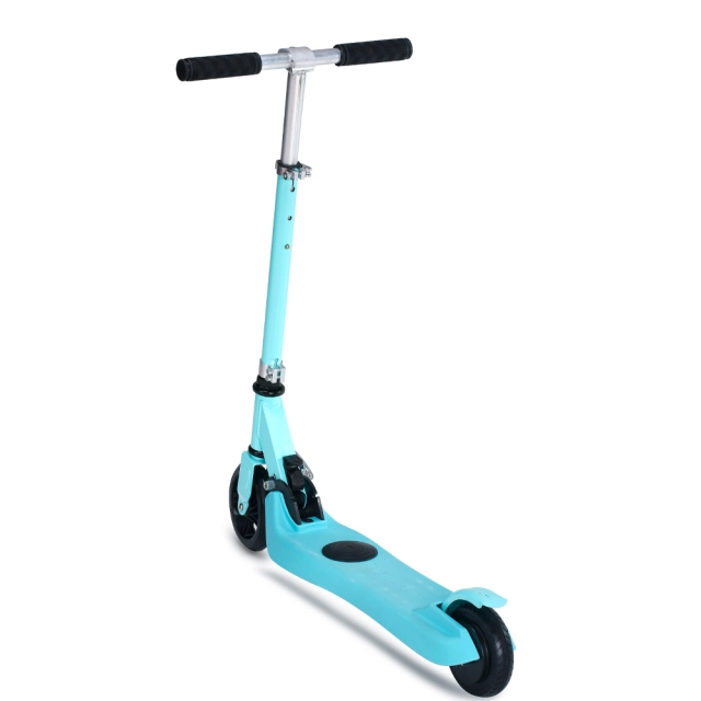 EU warehouse Good Price  SCTTOER Q3 Aluminum alloy frame foot switch quick folding height adjustable 22.2V 2Ah Physical brake SCOOTER for kids