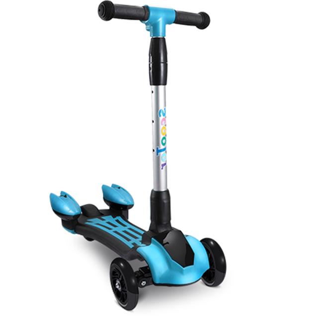 EU warehouse Good Price SCTTOER Q7 5 inch Folding Aluminum alloy frame Cool spray Bluetooth Music light height adjustable SCOOTER for kids