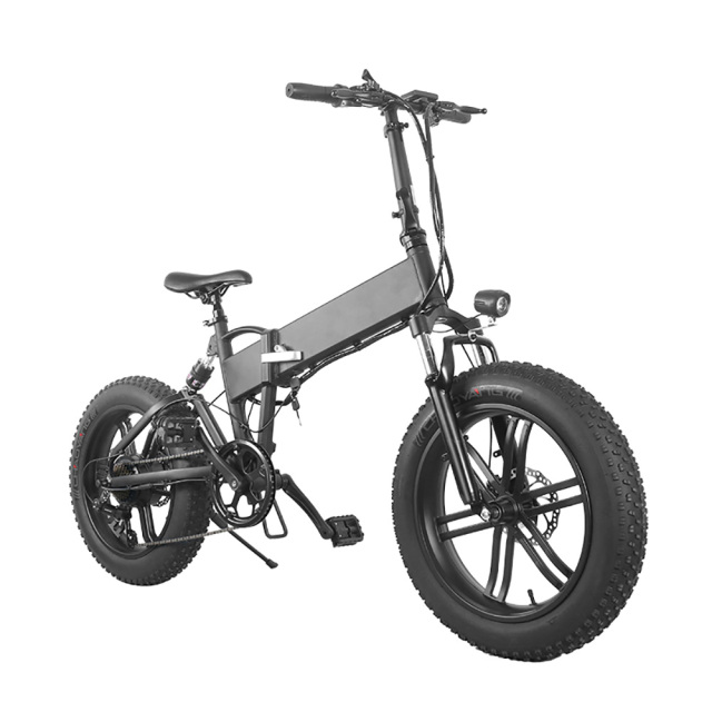 EU/UK fast delivery 20inch 500W Front and rear double shock foldable electric bike