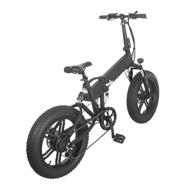 EU/UK fast delivery 20inch 500W Front and rear double shock foldable electric bike