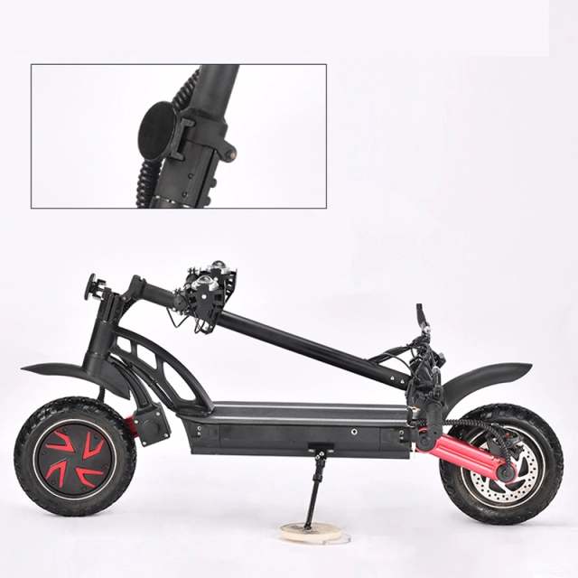 1000W 10 inch portable foldable two-wheeled off-road   mountain electric scooter