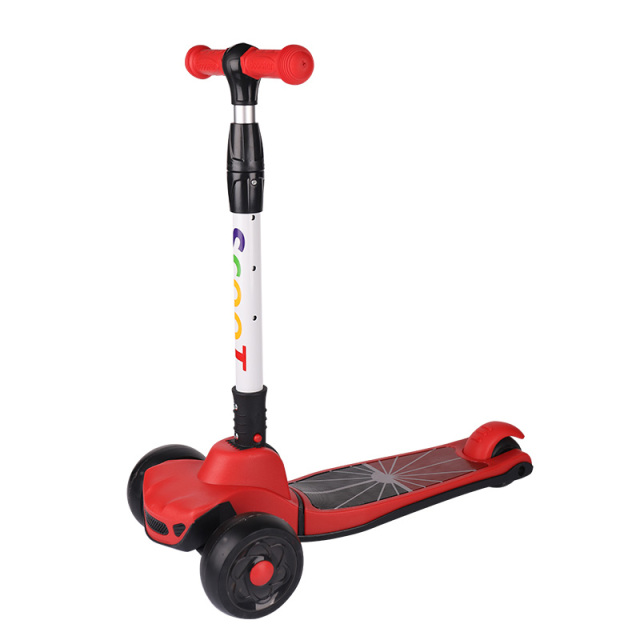 2022 new type foldable flash wheel children's niu scooters