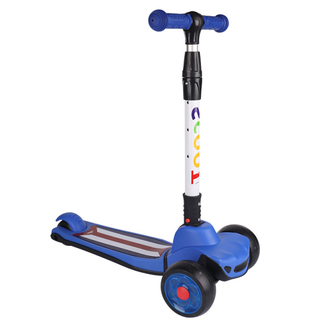 2022 new type foldable flash wheel children's niu scooters