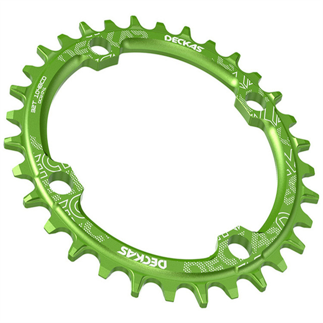 Deckas 104BCD Round Narrow Wide Chainring MTB Mountain bike bicycle 104BCD 32T 34T 36T 38T crankset Tooth plate Parts 104 BCD