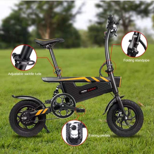 factory directly ship 350W  12 Inch New Design Foldable  electric scooters For Adults