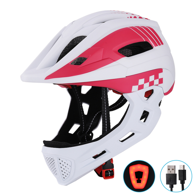 Wholesale Lightweight Cycling Helmet Bicycle Safety Mountain Road Mtb Racing Safe Helmet For Children With Rechargeable Light