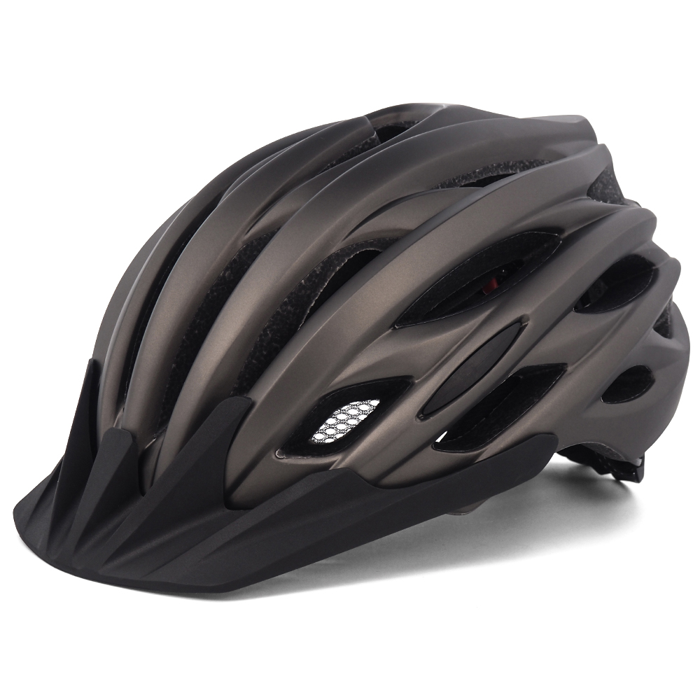 Wholesale Bicycle Helmet Adults Rechargeable Light Mountain Bike Helmet With Magnetic Protective Lens cycling helmet