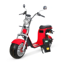 Popular Citycoco EEC COC DOT Certified Electric Motorcycle 1500W 60V12A 45km/h 10 Inch Tire Disc Brake Electric Scooter