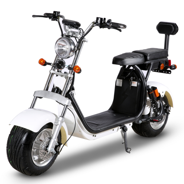 EEC COC DOT certified citycoco 1500W 60V12A 45km/h 18inch tire disc brake electric scooter motorcycle