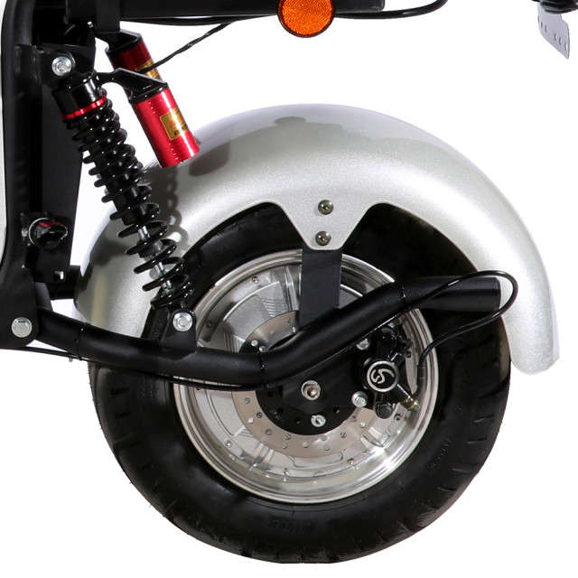 EEC COC DOT Certified Electric scooter 1500W 60V12A 45km/h 10 Inch Tire Disc Brake Electric Motorcycle