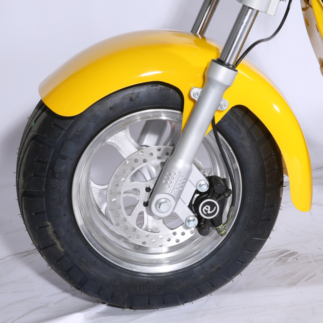 Fashion Citycoco EEC COC DOT Certified 2000W 60V12A 45km/h 10inch Tire Disc Brake Three Wheel Electric Motorcycle