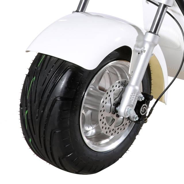 EEC COC DOT certified citycoco 1500W 60V12A 45km/h 18inch tire disc brake electric scooter motorcycle