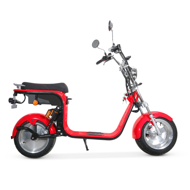 Popular Citycoco EEC COC DOT Certified Electric Motorcycle 1500W 60V12A 45km/h 10 Inch Tire Disc Brake Electric Scooter