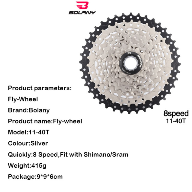 Bicycle accessories Mountain Bicycle Cassette 8Speed 40T Bike freewheel road Bike Cassette MTB bicycle Flywheel