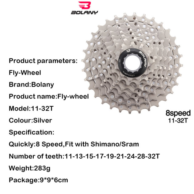 Bicycle accessories Mountain Bicycle Cassette 8Speed 32T Bike freewheel road Bike Cassette MTB bicycle Flywheel