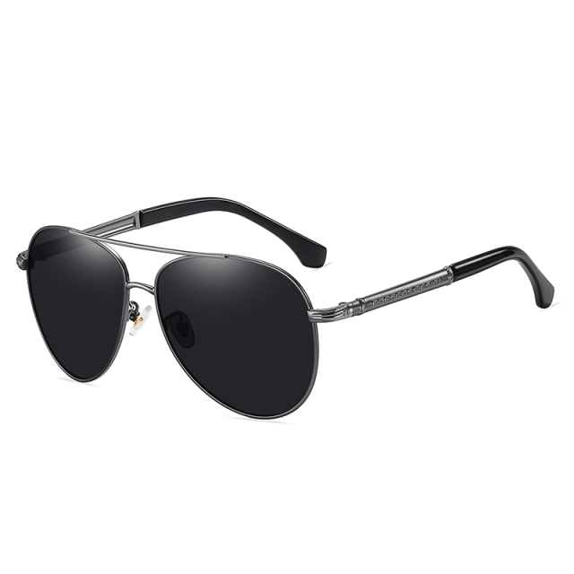New 2022 fashion sunglasses sunglasses men's double beam polarized sunglasses driving toad sunglasses wholesale