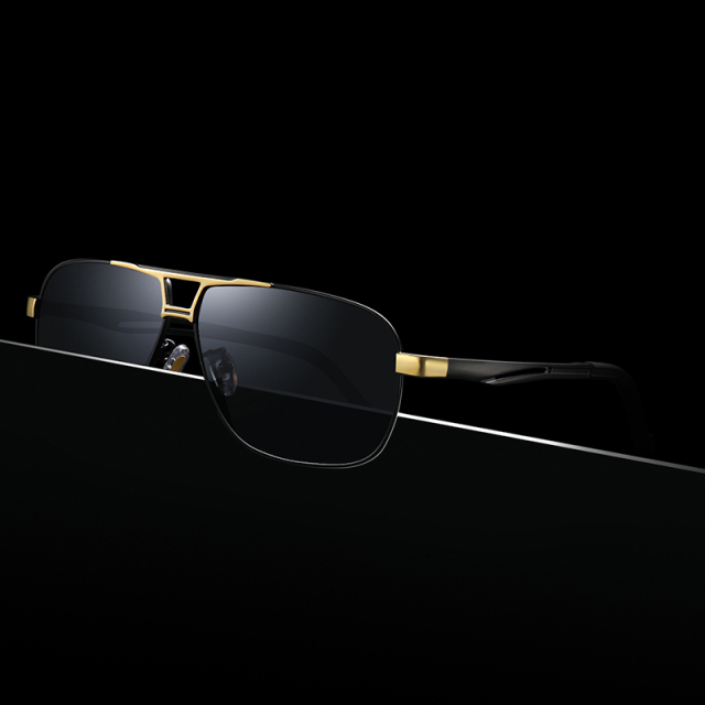 New 2022 fashion sunglasses men's double beam polarized sunglasses anti-UV toad sunglasses wholesale