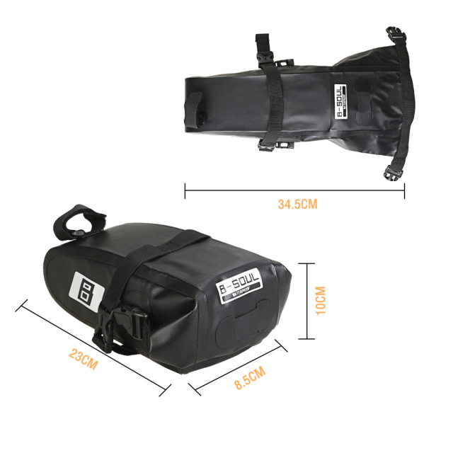 Bicycle riding equipment full waterproof tail bag saddle bag mountain road bike saddle bag tool bag