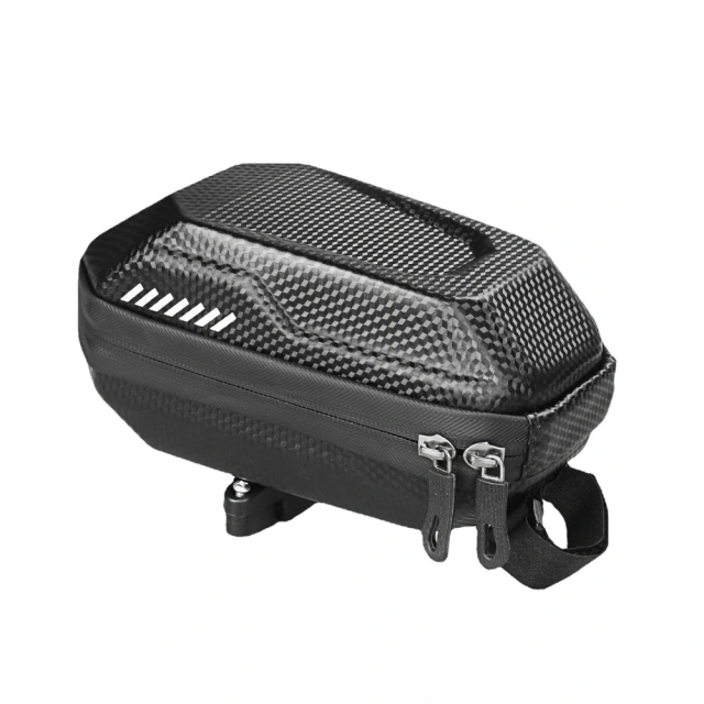 bike bag carbon pattern waterproof rear tail bag mountain bike large capacity hard shell saddle bag seat tail bag riding equipment