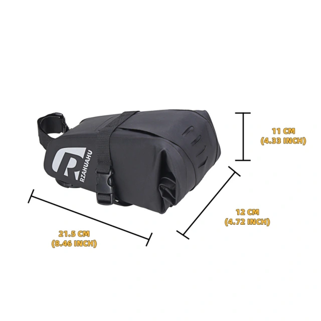 Bicycle mountain bike saddlebag large capacity waterproof rear tail bag folding car rear seat bag riding bag equipment