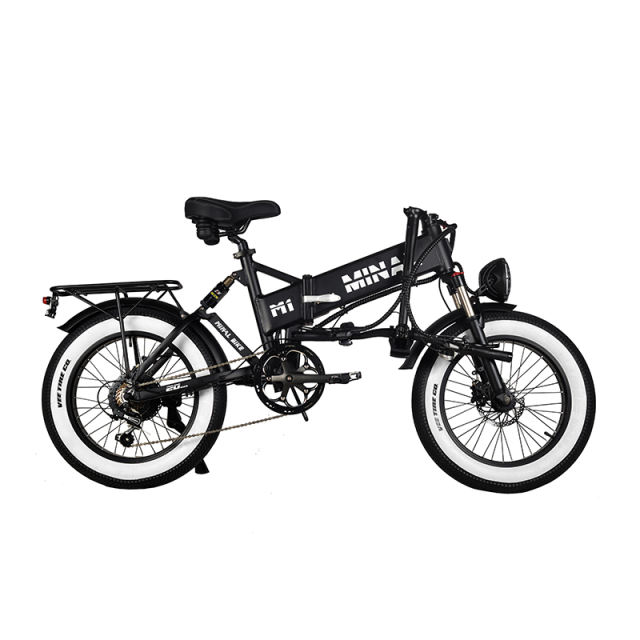 EU fast delivery 750W 20 inch Hidden Battery  Folding Ebike 7 SPEED 14-28T for Off-road Enthusiasts MINAL M1 PRO Foldable Electric bicycle