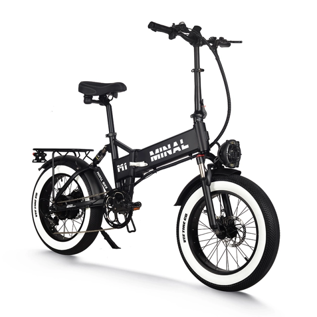 EU fast delivery 750W 20 inch Hidden Battery  Folding Ebike 7 SPEED 14-28T for Off-road Enthusiasts MINAL M1 PRO Foldable Electric bicycle