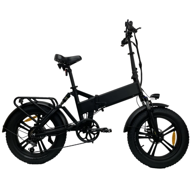 EU fast delivery  Folding Ebike 48v 250w 750w Full Suspension  20 inch Fat Tire Folding Ebike Bicycle