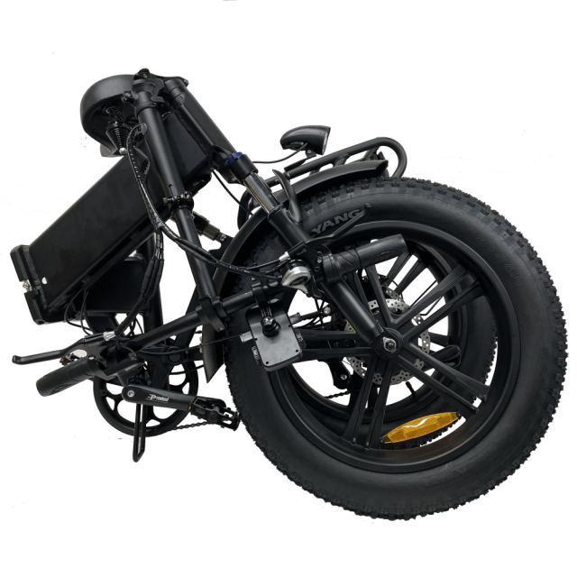 EU fast delivery  Folding Ebike 48v 250w 750w Full Suspension  20 inch Fat Tire Folding Ebike Bicycle