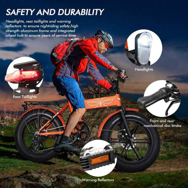 EU-US freeshipping  Quick delivery 750W 48V12.8AH Fat tire Mountain electric Bike