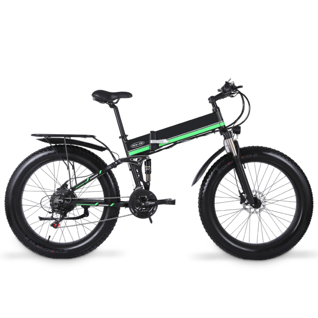 EU-US freeshipping fast delivery 48V 13Ah 1000W  LED Display  Folding Snow Electric Bicycle