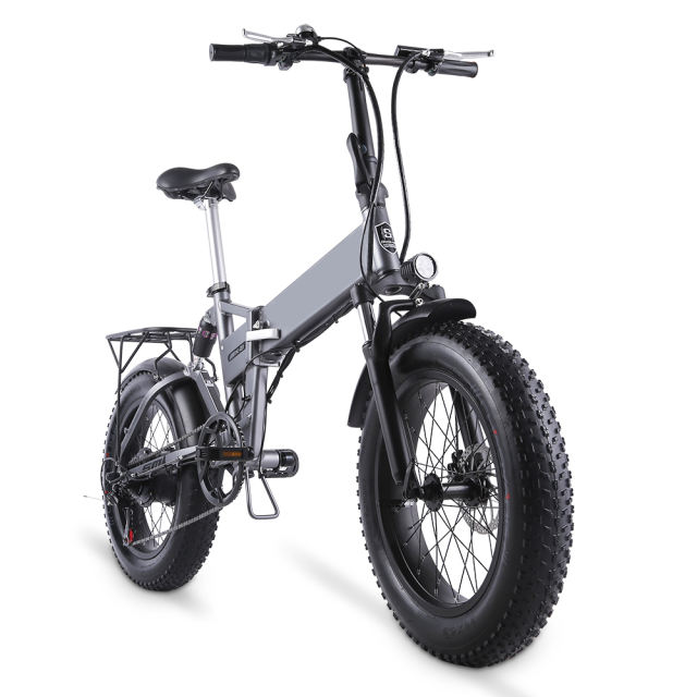 EU freeshipping quick delivery 800w motor 20 inch 48v snow fat tire foldable mountain electric bike