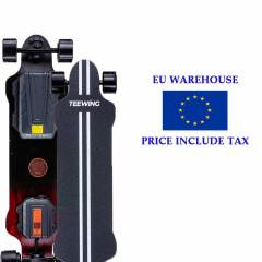 EU freeshipping quick delivery 1080W 36V 7.5Ah  custom surface longboard decks all terrain  skateboard  electric skateboard