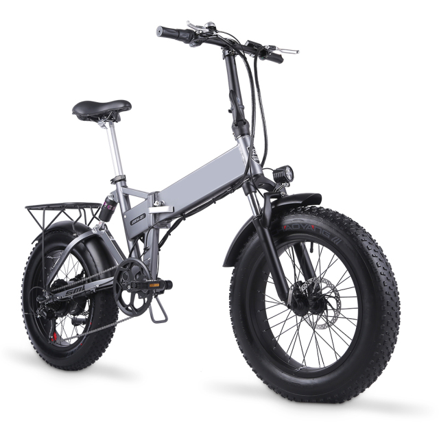 EU freeshipping quick delivery 800w motor 20 inch 48v snow fat tire foldable mountain electric bike